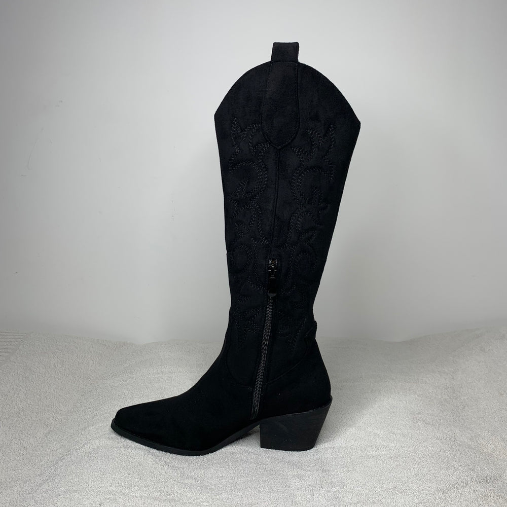 Bota Texana Cano Alto Preta