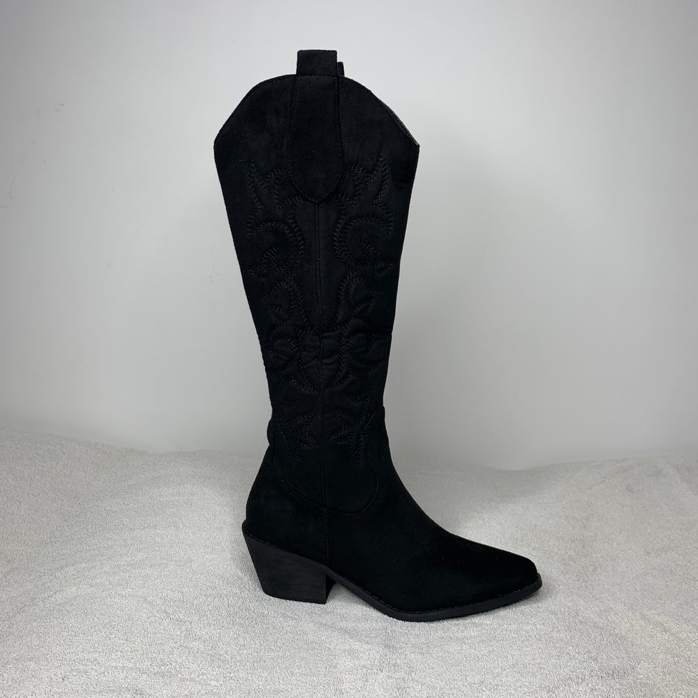 Bota Texana Cano Alto Preta