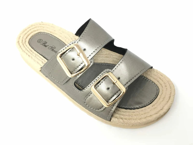 Chinelo Fivelas Cinza