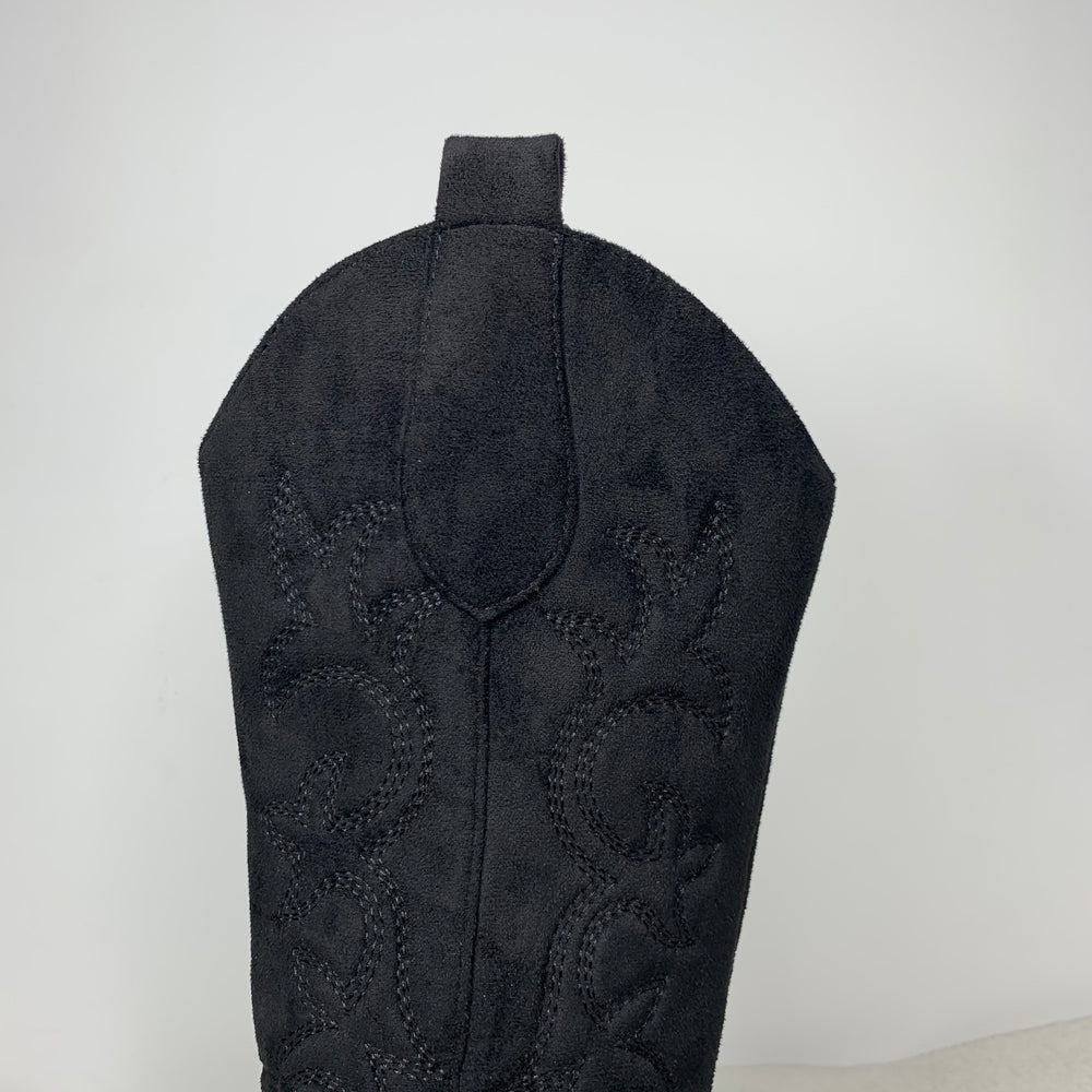 Bota Texana Cano Alto Preta