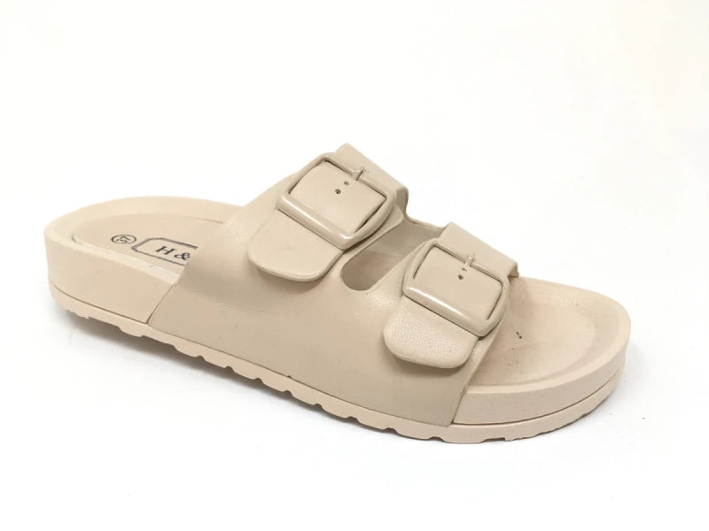 Chinelo Fivelas Bege